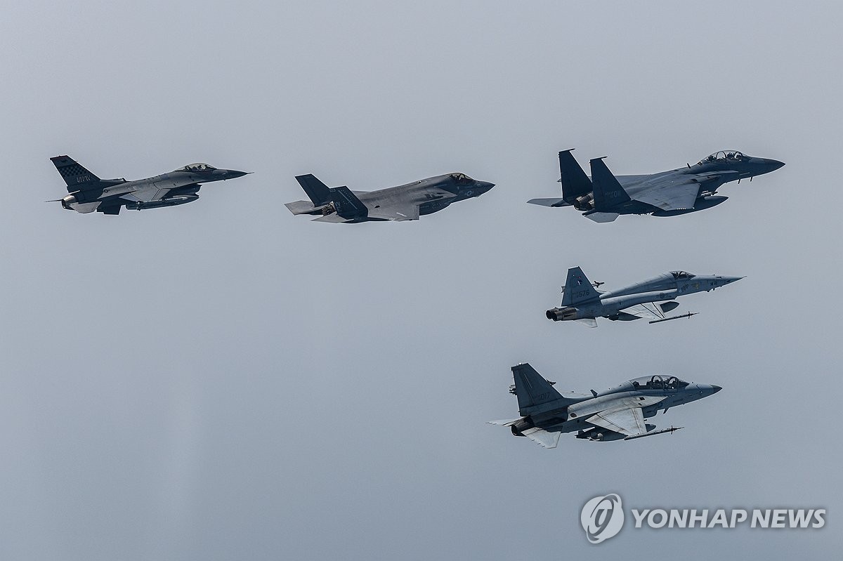 한미 공군 훈련 모습 