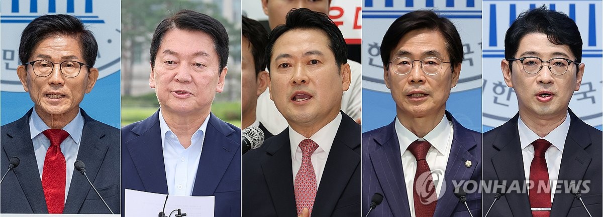 국민의힘 당 대표 선거 5파전