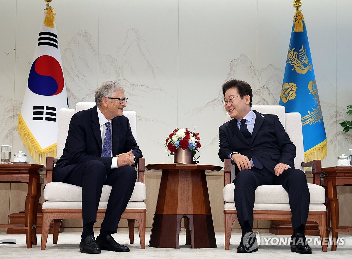 이재명 대통령, 빌 게이츠 접견