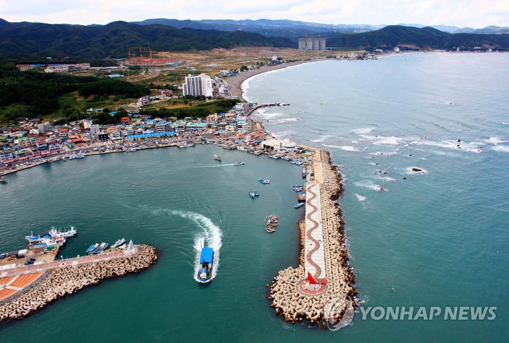2015년 울산 정자항 풍경