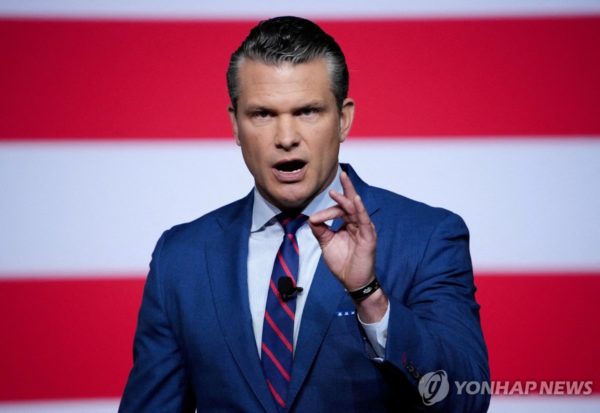 피트 헤그세스 미국 국방장관 