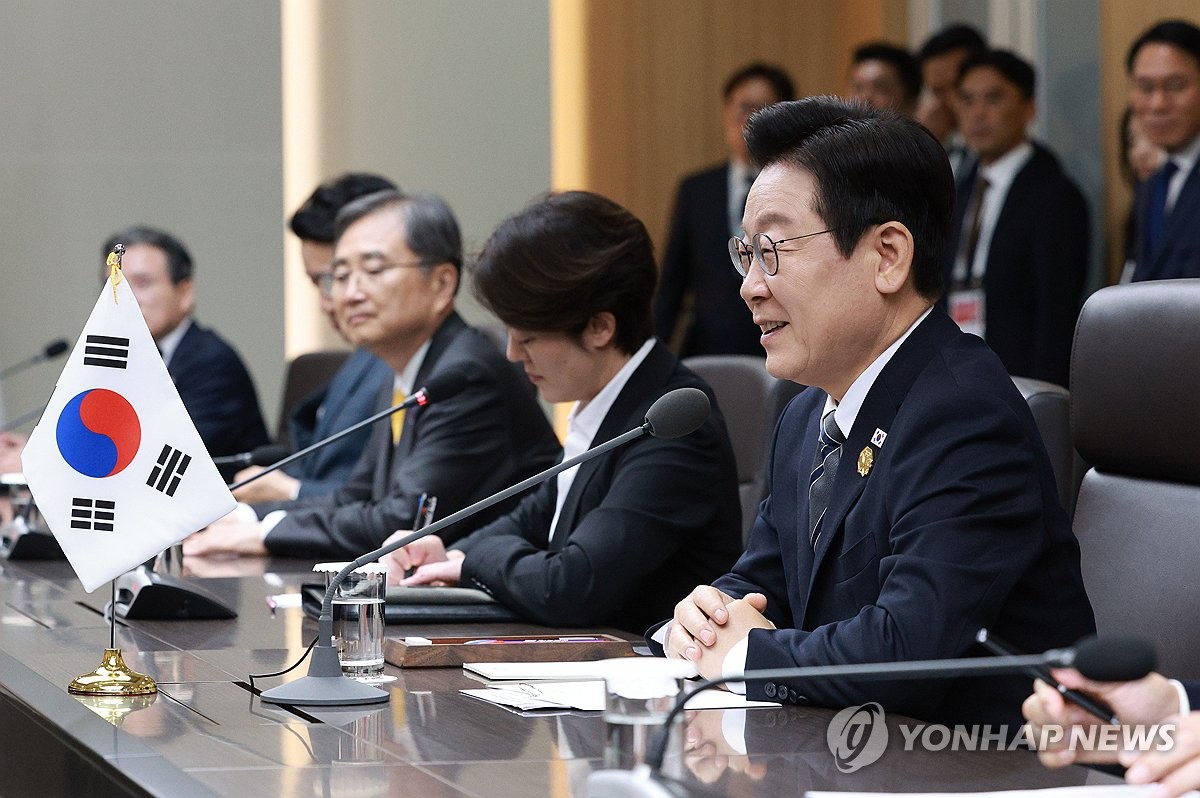 한일 정상회담, 발언하는 이재명 대통령