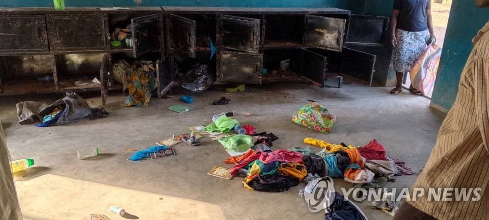 대규모 납치 사건이 발생한 나이지리아 나이저주 세인트메리스 기숙학교