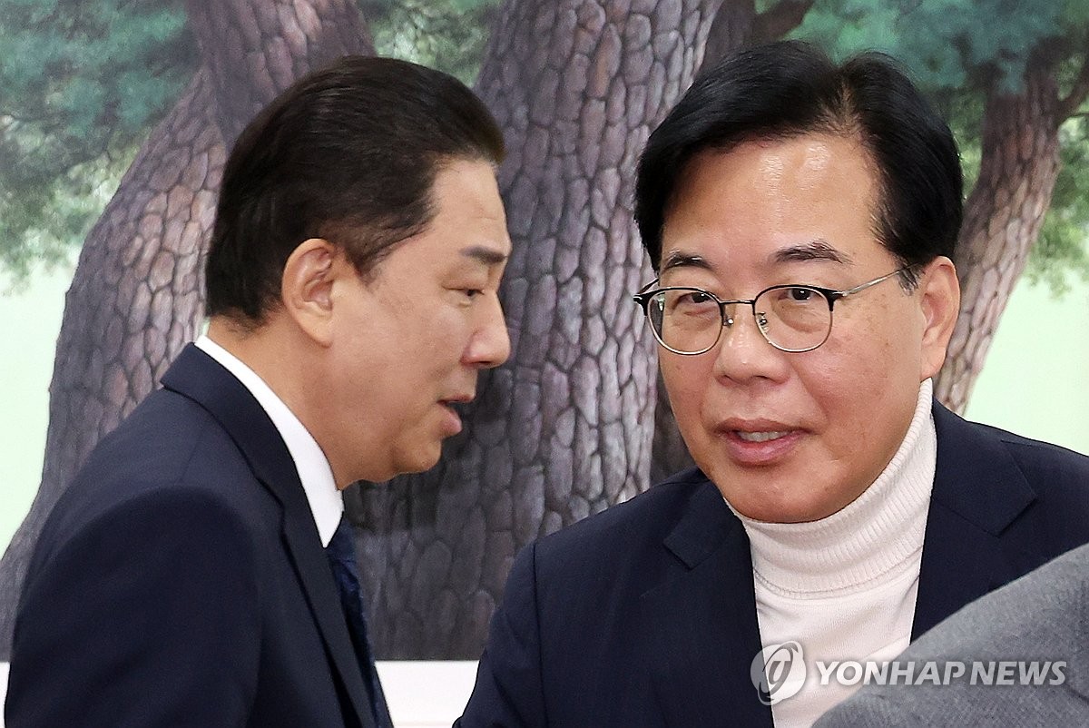 여야 원내대표 회동