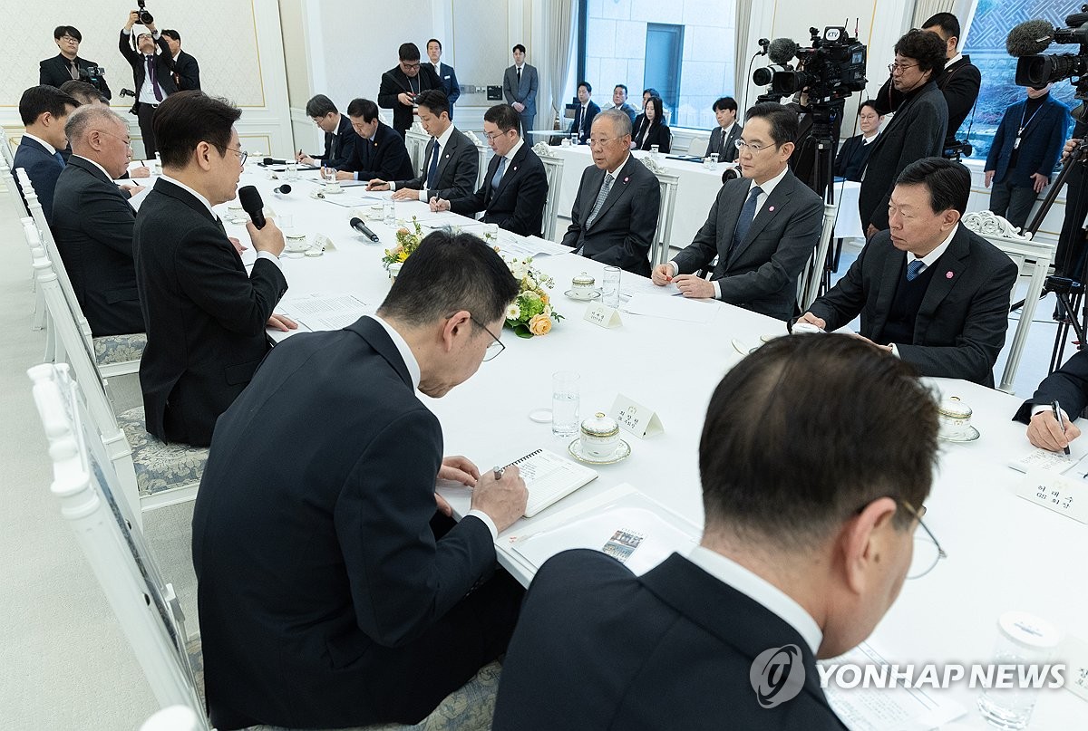 이재명 대통령, 기업 간담회 발언