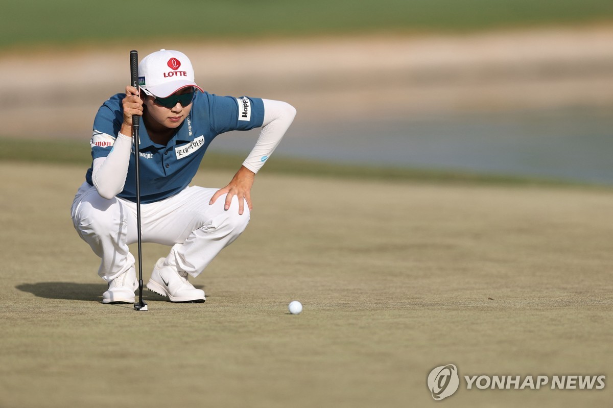 김효주의 경기 모습